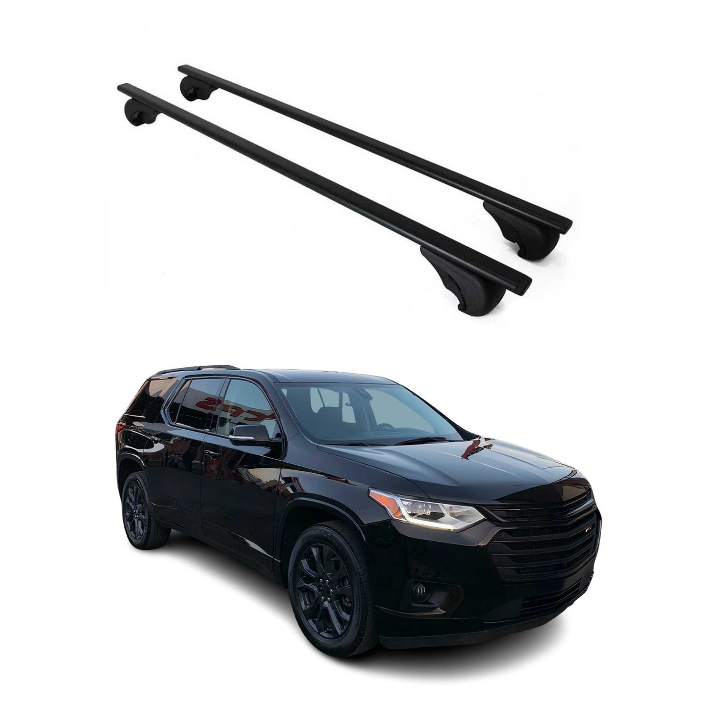 2018-2024 Chevrolet Traverse Roof Rack Cross Bars Luggage Carrier 2 Pcs