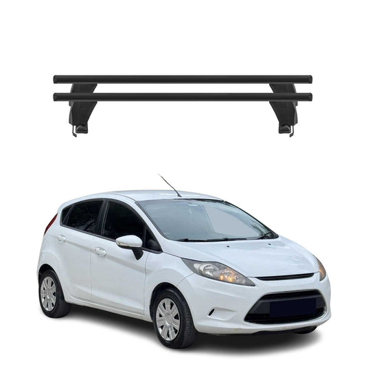 2011-2019 Ford Fiesta Hatchback Roof Rack Cross Bars Black