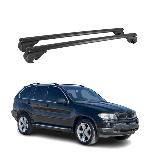 2000-2006 BMW X5 E53 Roof Rack Cross Bars Black
