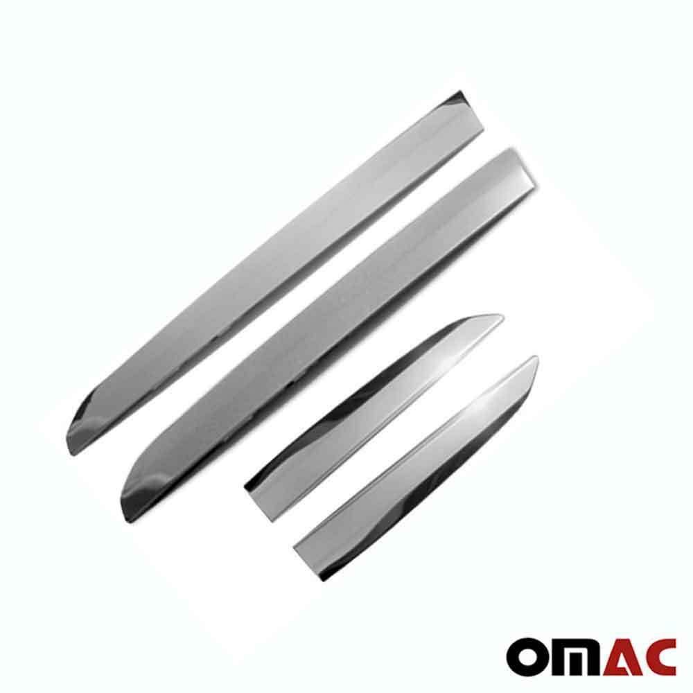 OMAC Side Door Molding Trim Skirt Garnish for Ford Transit 2015-2024 Steel Dark 4 Pcs 2625131B