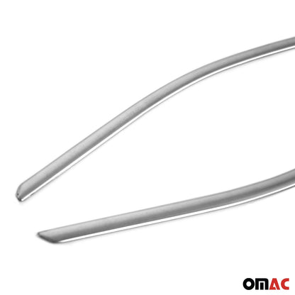 OMAC Window Molding Trim Streamer for Toyota Prius 2010-2015 Silver 8Pcs Steel OM3557900