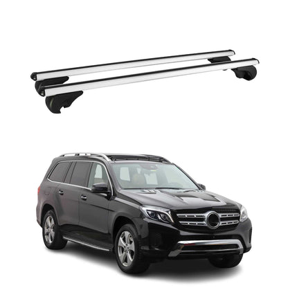 2017-2019 Mercedes GLS Class X166 Roof Rack Cross Bars Silver