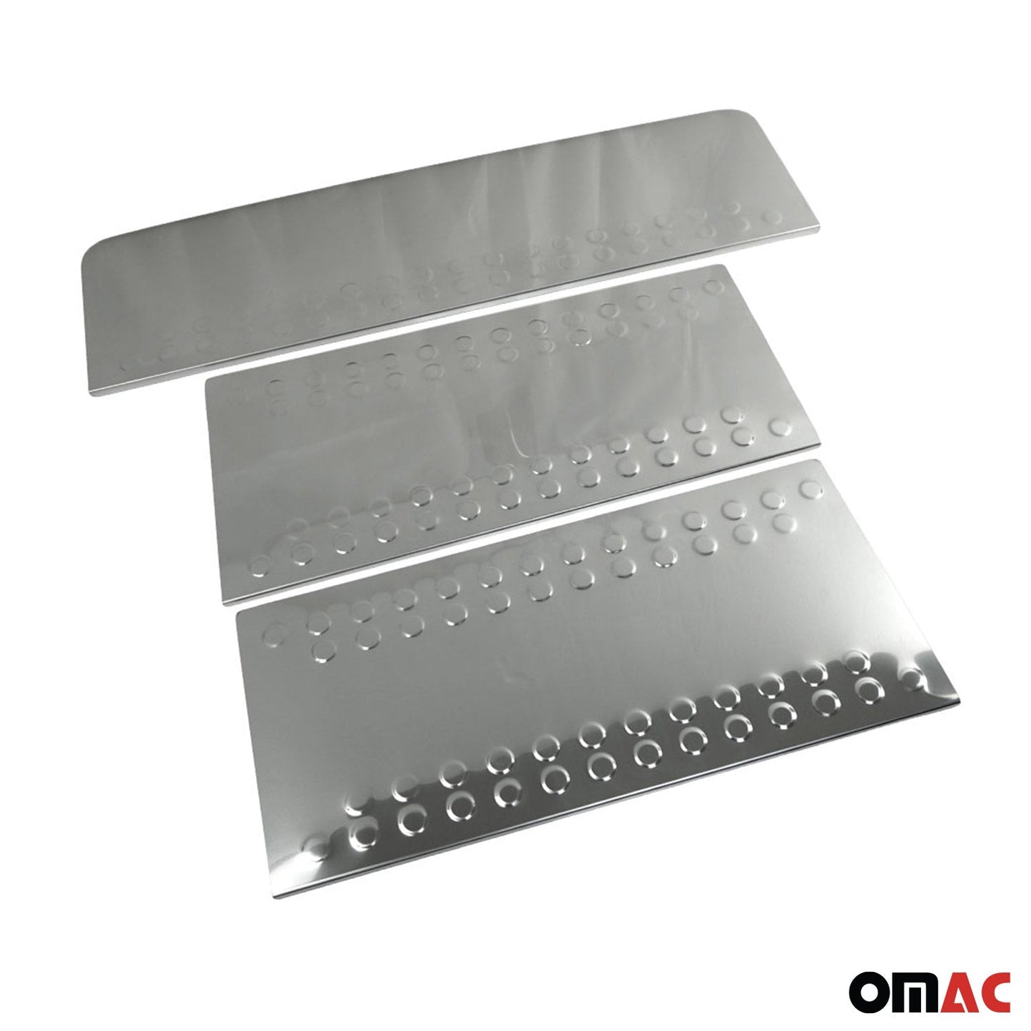 OMAC Door Sill Scuff Plate Scratch Protector for Dodge Sprinter 2003-2008 Steel 3x 4722091N