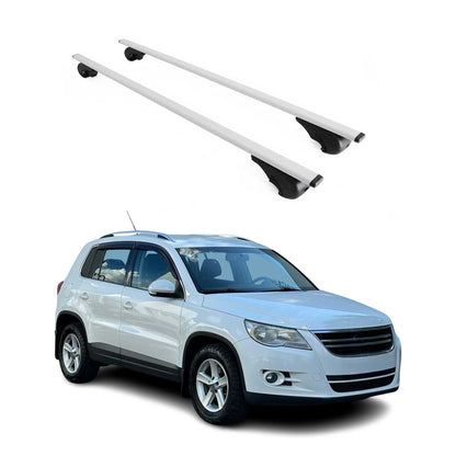 2009-2011 VW Tiguan Roof Rack Cross Bars Silver