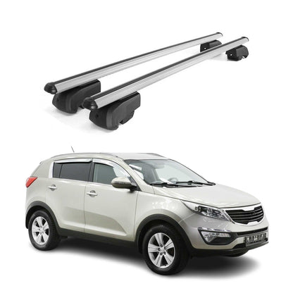 2011-2016 Kia Sportage Roof Rack Cross Bars Silver
