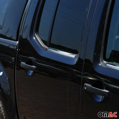 2005-2021 Nissan Frontier Window Molding Trim Streamer Stainless Steel Silver 4 Pcs