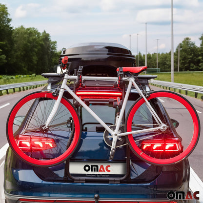 OMAC 3 Bike Rack For BMW X3 F25 2010-2017 Trunk Mount Bicycle Carrier Durable Steel U023844