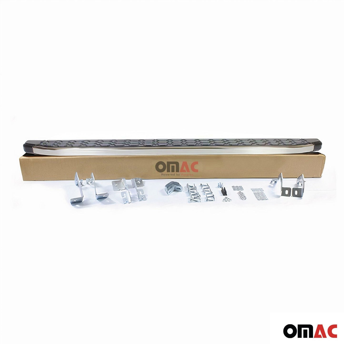 2018-2026 Land Rover Range Rover Velar Running Boards Side Steps Silver & Black