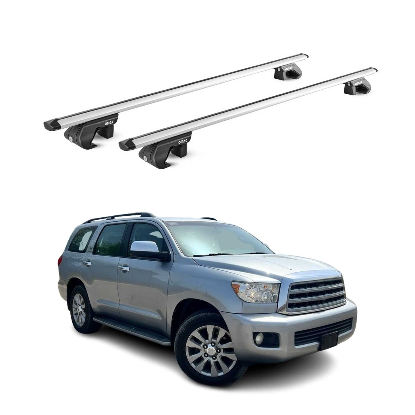 2008-2022 Toyota Sequoia Roof Rack Cross Bars Luggage Carrier 2 Pcs