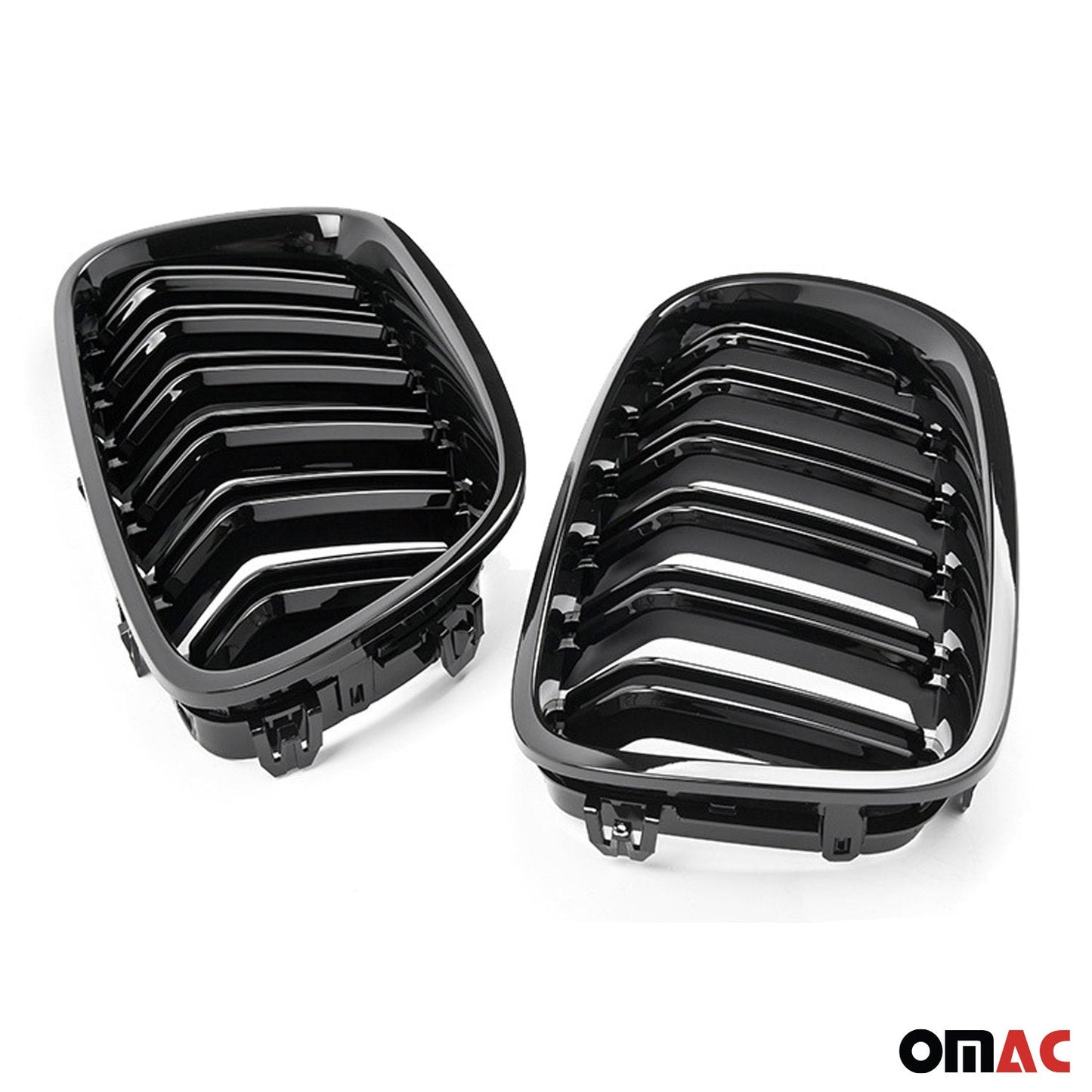 OMAC For BMW 5 Series F10 F11 M5 2010-2016 Front Kidney Grille M5 Style Gloss Black 1218P081MPB
