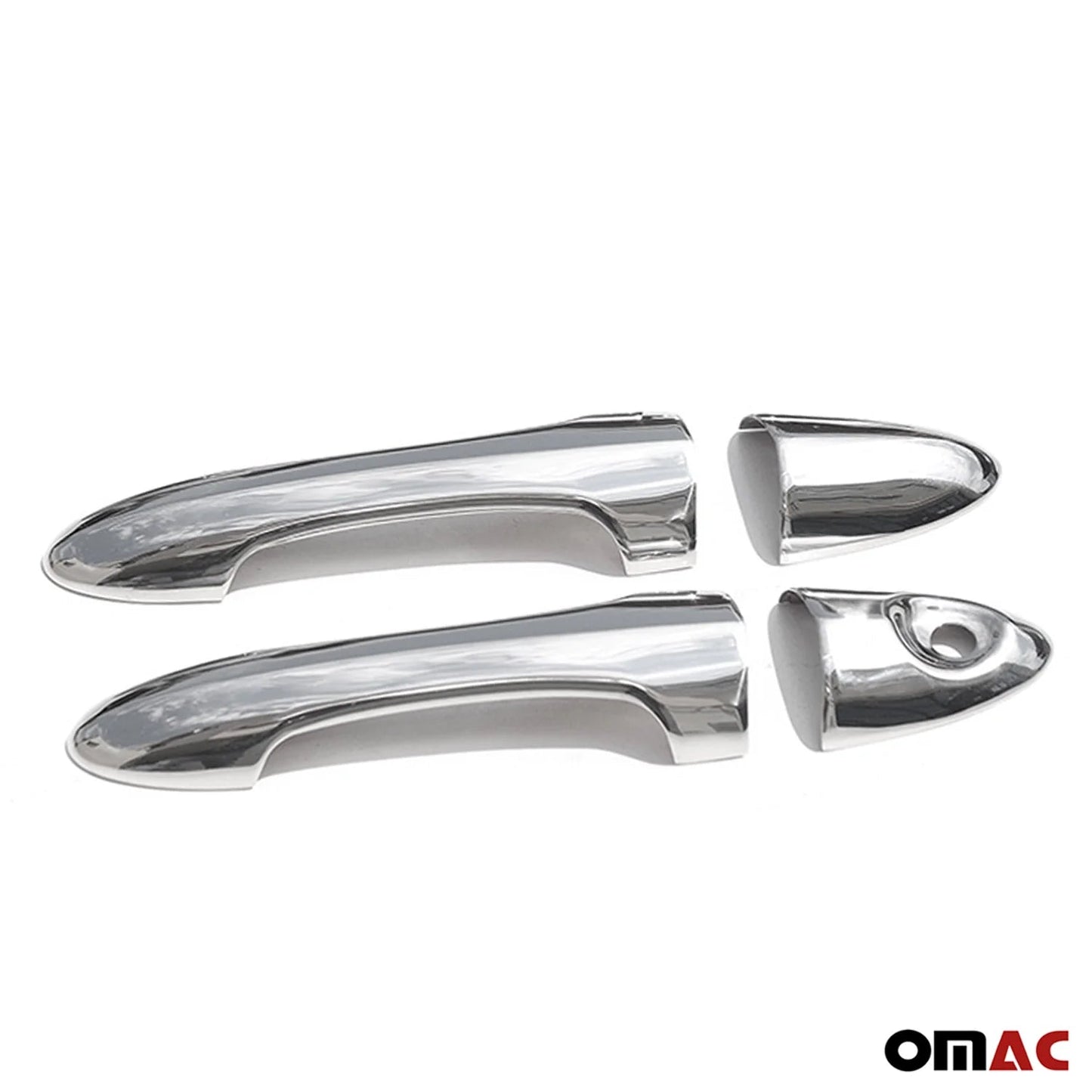 OMAC Car Door Handle Cover Protector for Ford Focus Hatchback 2000-2007 Steel 4 Pcs 2601042