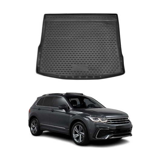 2018-2024 VW Tiguan Cargo Liner Trunk Mat All Weather Black