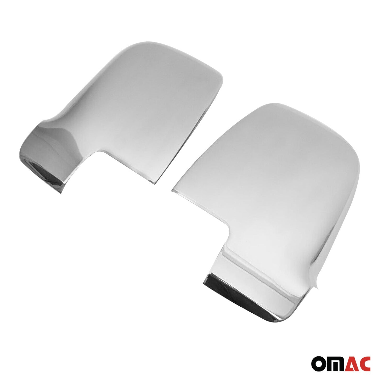 OMAC Side Mirror Cover Caps Fits Mercedes Sprinter W907 910 2019-2024 Steel Silver 2x 4745111