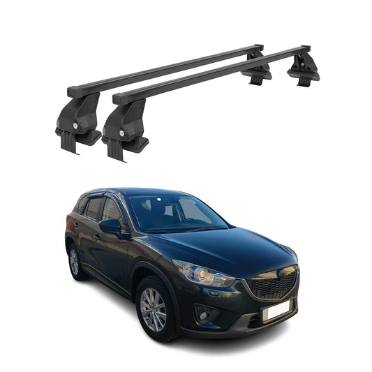 2013-2016 Mazda CX-5 Roof Rack Cross Bars Black