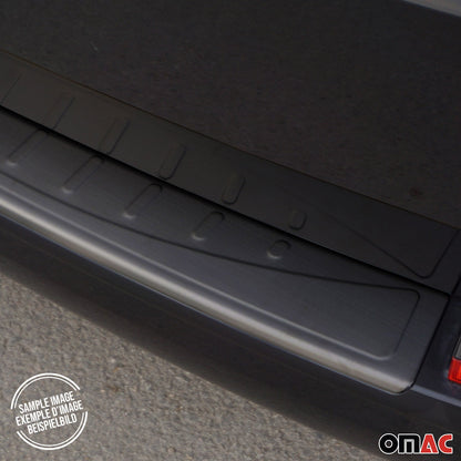 OMAC Rear Bumper Sill Cover Protector Guard for VW Passat B7 2012-2014 Steel Dark 7538095BT