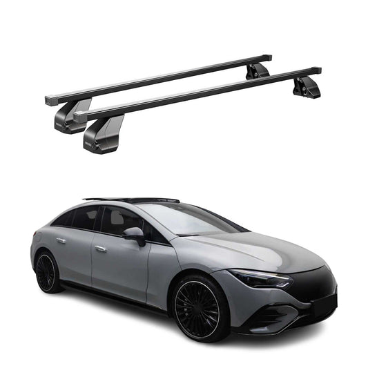 2023-2024 Mercedes EQE Roof Rack Cross Bars Black