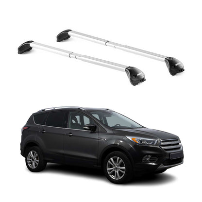 2013-2019 Ford Escape Roof Rack Cross Bars Silver