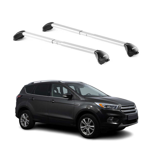 2013-2019 Ford Escape Roof Rack Cross Bars Silver