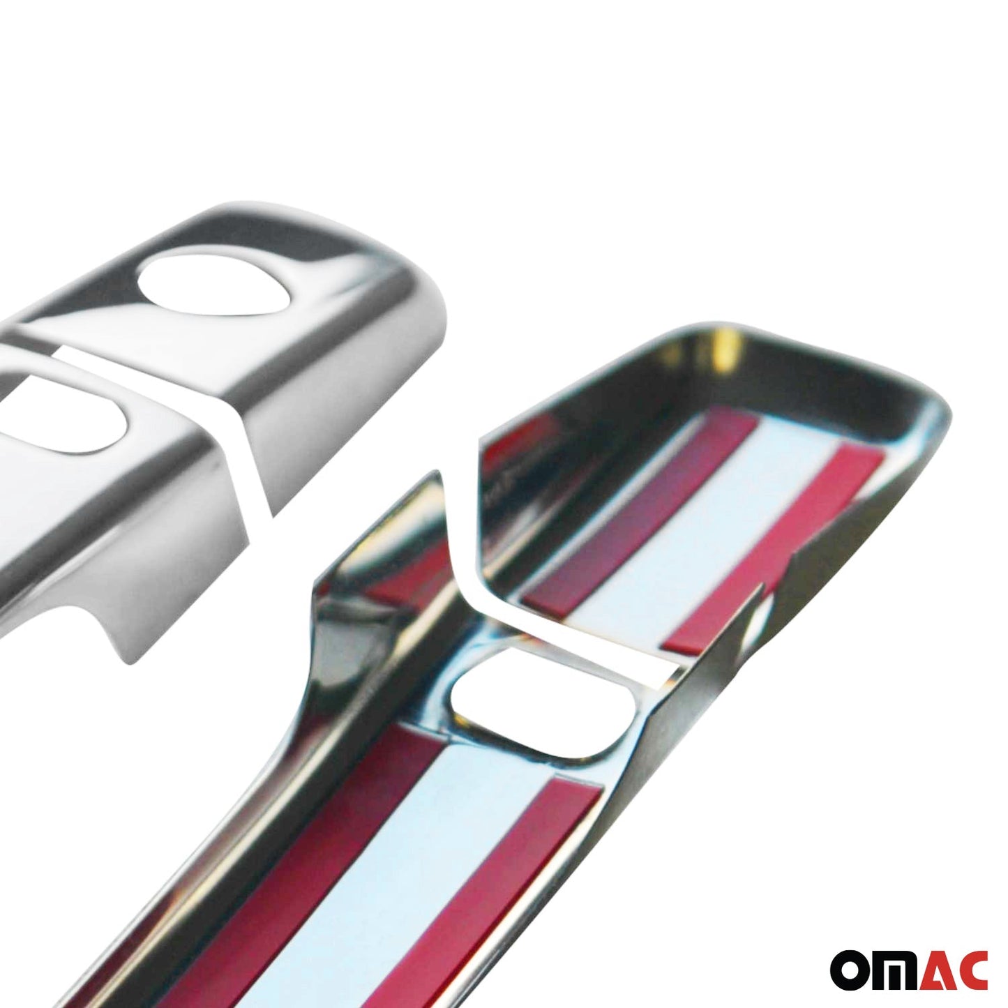 OMAC Chrome Door Handle Cover S. Steel 4 Door 8 Pcs fits Suzuki Equator 2009-2012 U015327