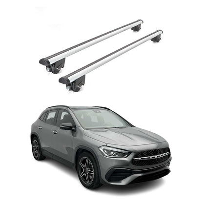 2020-2026 Mercedes GLA (H247) Roof Rack Cross Bars Luggage 220 Lbs Gray 2 Pcs