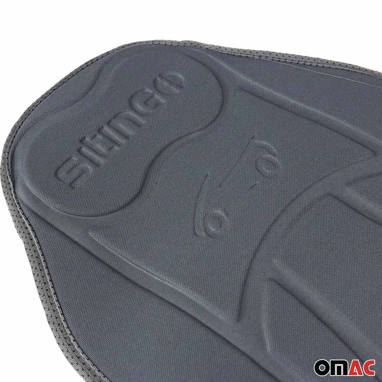 OMAC Car Seat Protector Cushion Cover Mat Pad Gray for Mercedes Fabric Gray 2Pcs U022398
