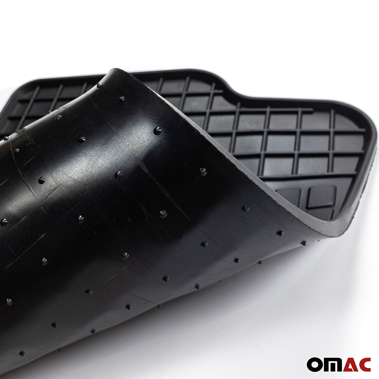OMAC OMAC Floor Mats Liner for Toyota Camry 2018-2024 Hybrid Black Rubber All-Weather '7038484