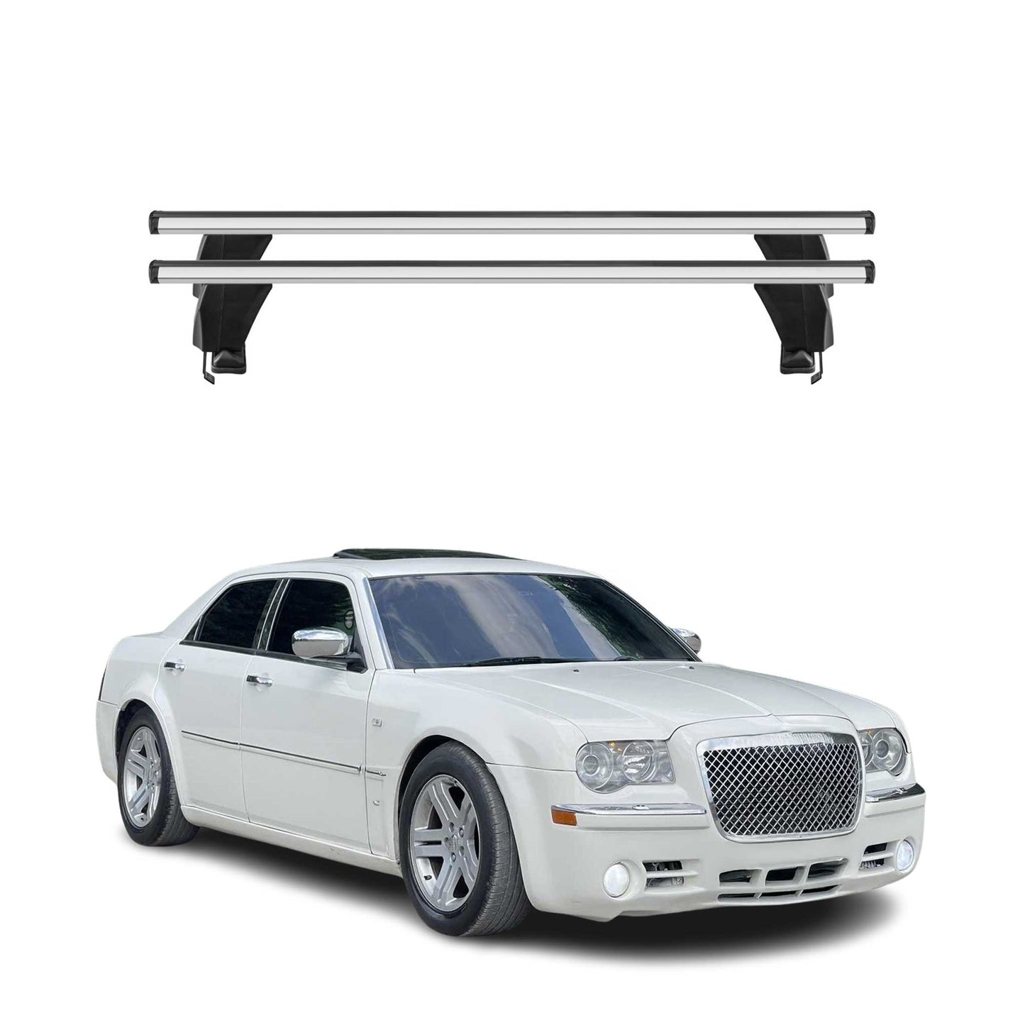 2005-2010 Chrysler 300C Roof Rack Cross Bars Luggage Carrier 2 Pcs
