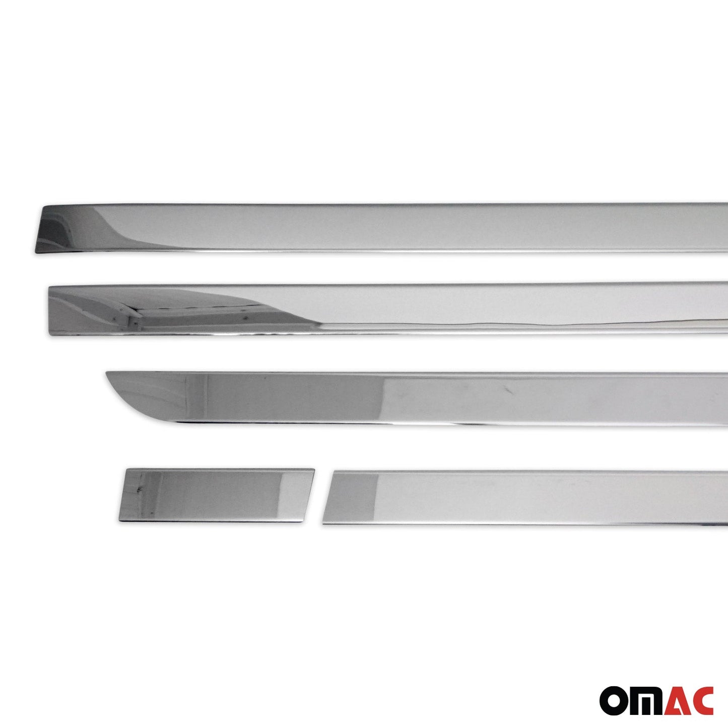 2016-2024 Mercedes Metris L1 L2 Side Door Molding Trim Skirt Garnish Stainless Steel