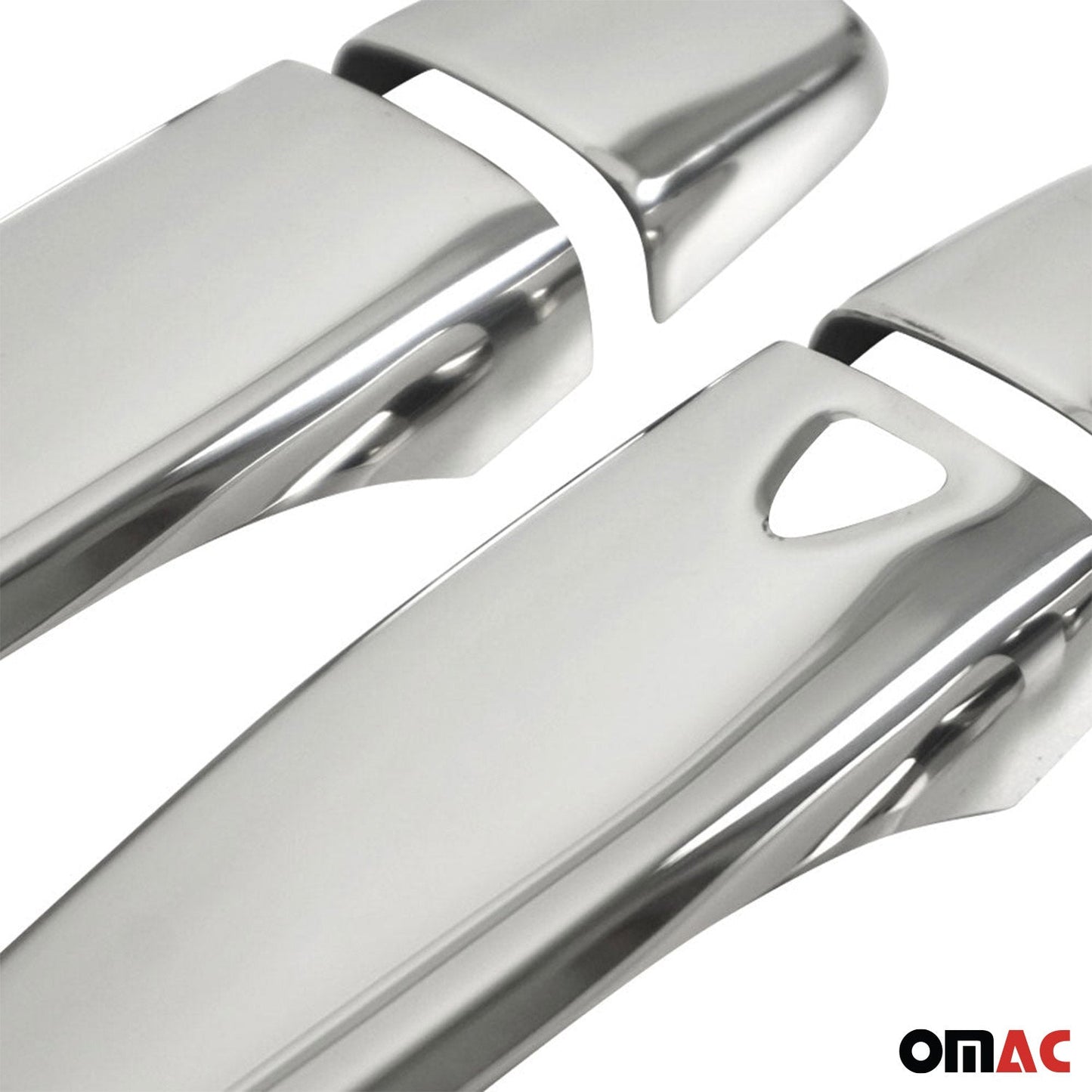 OMAC Car Door Handle Cover Protector for Nissan Rogue Sport 2014-2023 Steel 8 Pcs 5023043