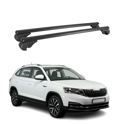 2019-2024 Skoda Kamiq Roof Rack Cross Bars Black