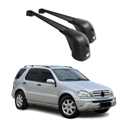 1997-2005 Mercedes M ML Class W163 Roof Racks Cross Bars Black