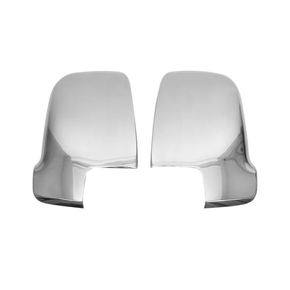 2019-2025 Mercedes Sprinter W907 910 Side Mirror Cover Caps Stainless Steel Silver 2Pcs
