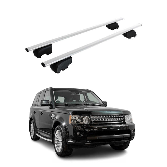 2006-2009 Land Rover Range Rover Sport Roof Rack Cross Bars Silver