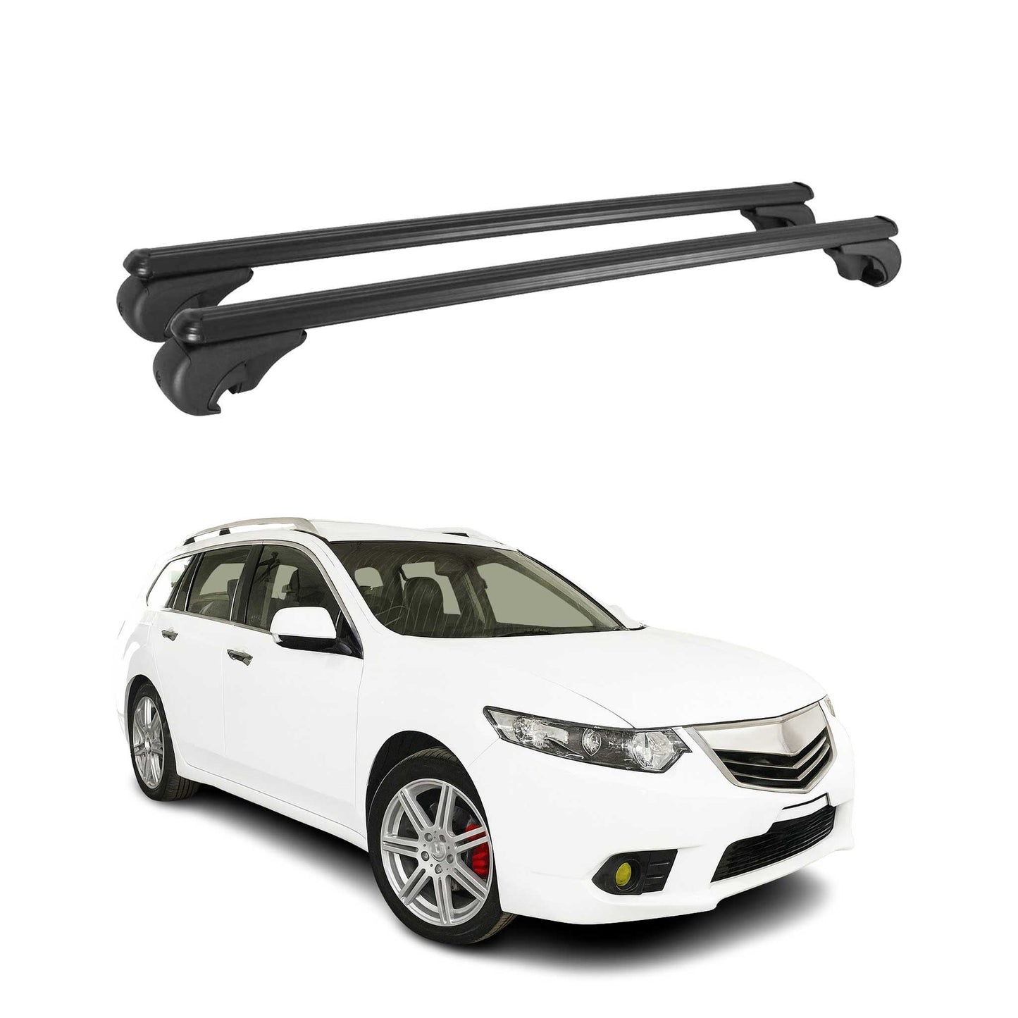 2011-2014 Acura TSX Sport Wagon Roof Rack Cross Bars Luggage Carrier 2 Pcs