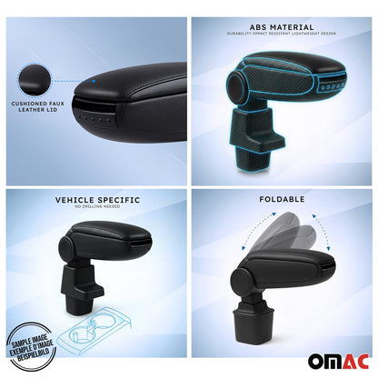 2011-2017 Nissan Juke Custom Fit Center Console Armrest Leather Storage Box