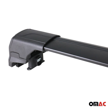 OMAC Alu Roof Racks Cross Bars Luggage Carrier for Chevrolet Trax 2013-2022 Black 2x 1621916B