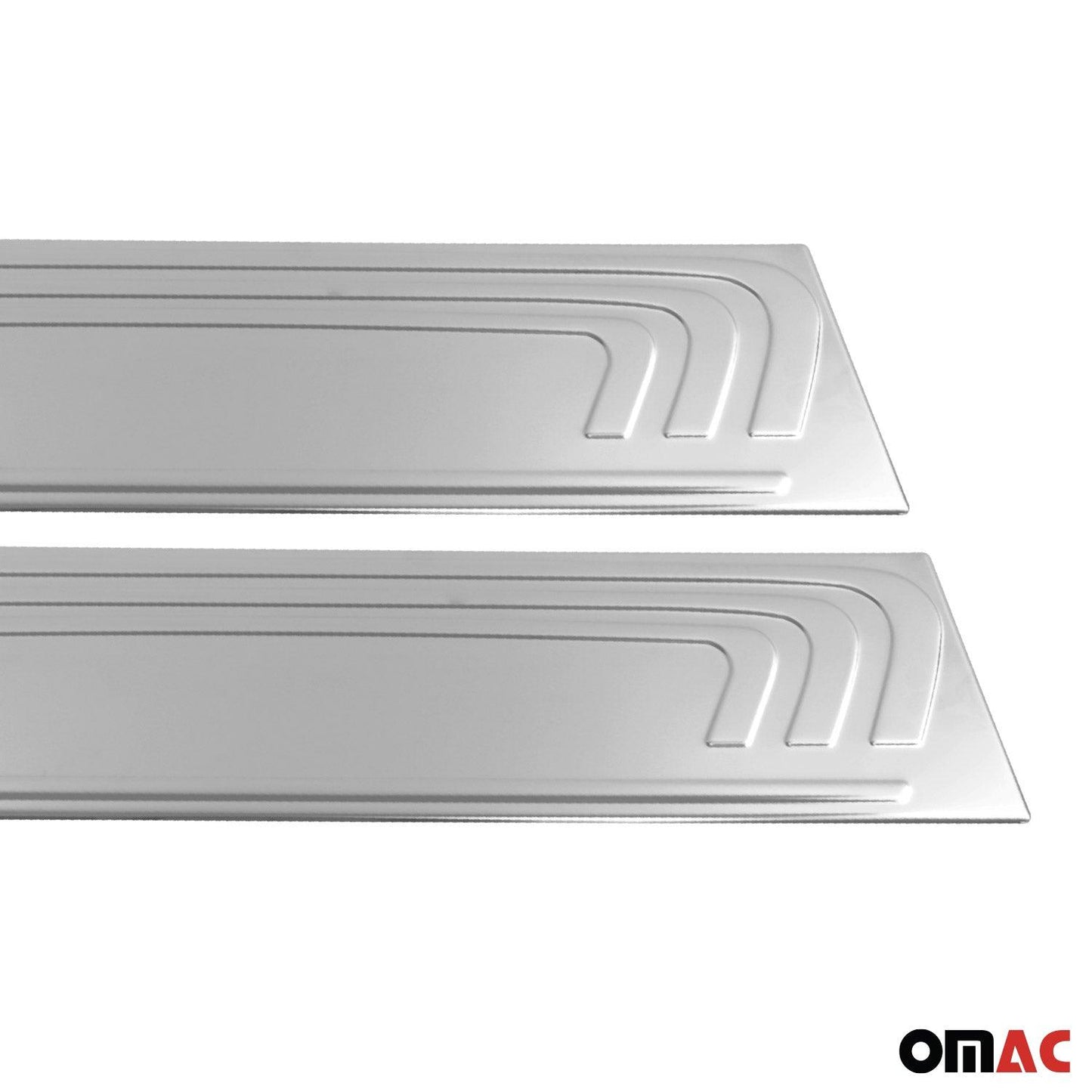 OMAC For Mercedes Metris 2016-2023 Chrome Door Sill Cover Scuff Plate S.Steel 2 Pcs 4733092N