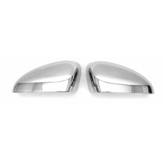 OMAC Side Mirror Cover Caps Fits Ford Tourneo Courier 2014-2018 Chrome Silver 2 Pcs 2625111