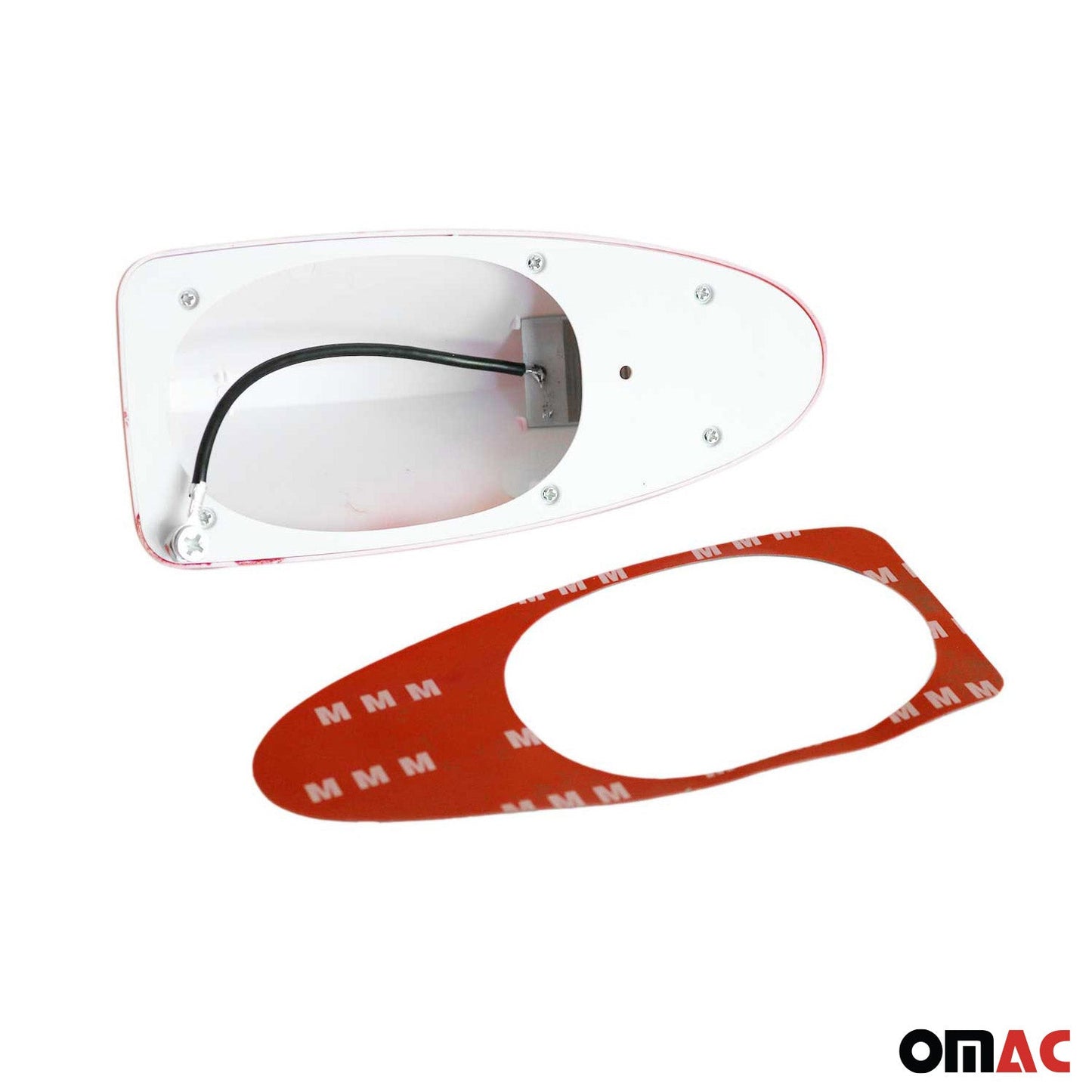 OMAC Car Shark Fin Antenna Roof Radio AM/FM Signal for Mazda Red U021286