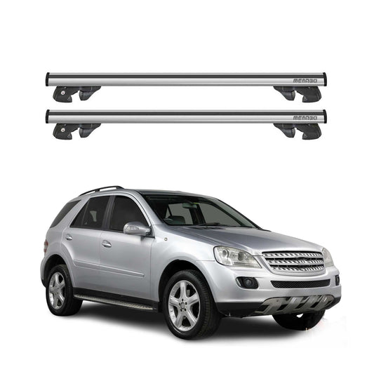 2005-2011 Mercedes M Class W164 Roof Rack Cross Bars Silver