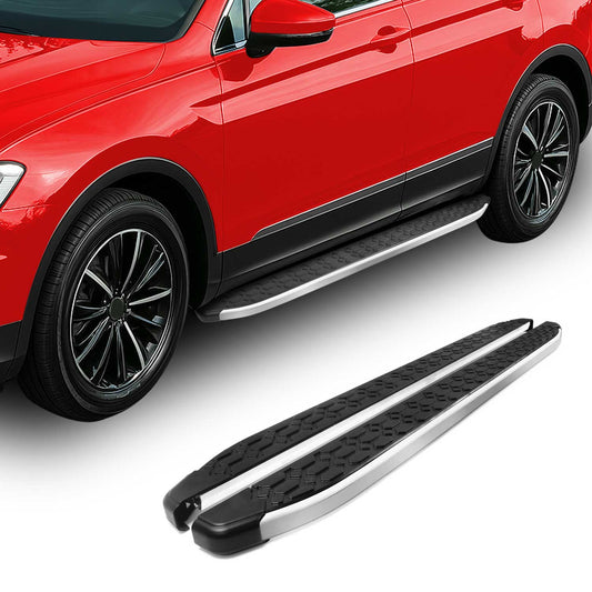 2017-2025 Mazda CX-5 Running Boards Side Steps Silver & Black