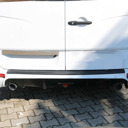 2019-2025 Mercedes Sprinter W907 910 Rear Bumper Guard Plastic Black