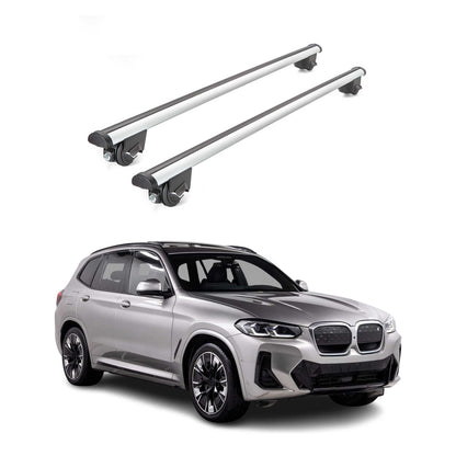 2021-2025 BMW iX3 G08 Roof Rack Cross Bars Luggage 220 Lbs Gray 2 Pcs