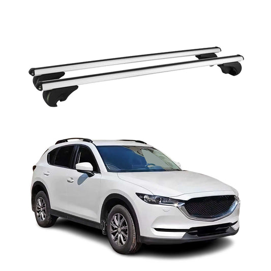 2017-2025 Mazda CX-5 Roof Rack Cross Bars Silver