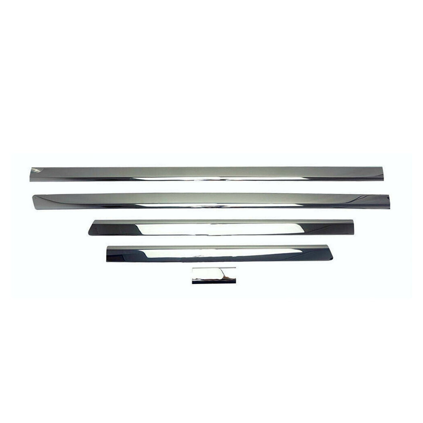 OMAC Side Door Molding Trim for VW T5 Transporter 2003-2015 Steel Silver 5x 7522134