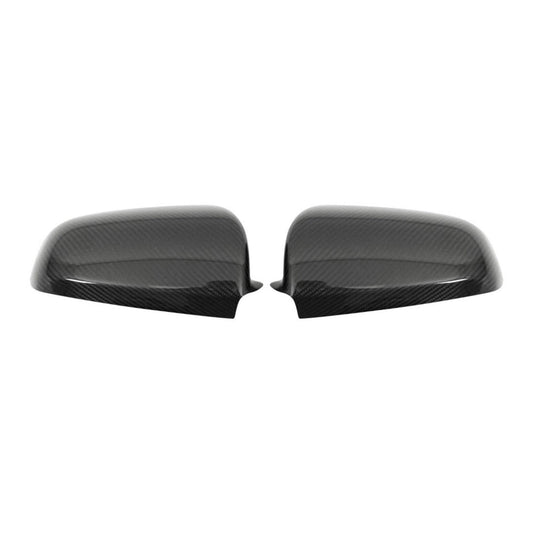 2008-2016 Audi A3 Sedan Sportback Cabrio Side Mirror Cover Caps Carbon Fiber Gloss Black 2 Pcs