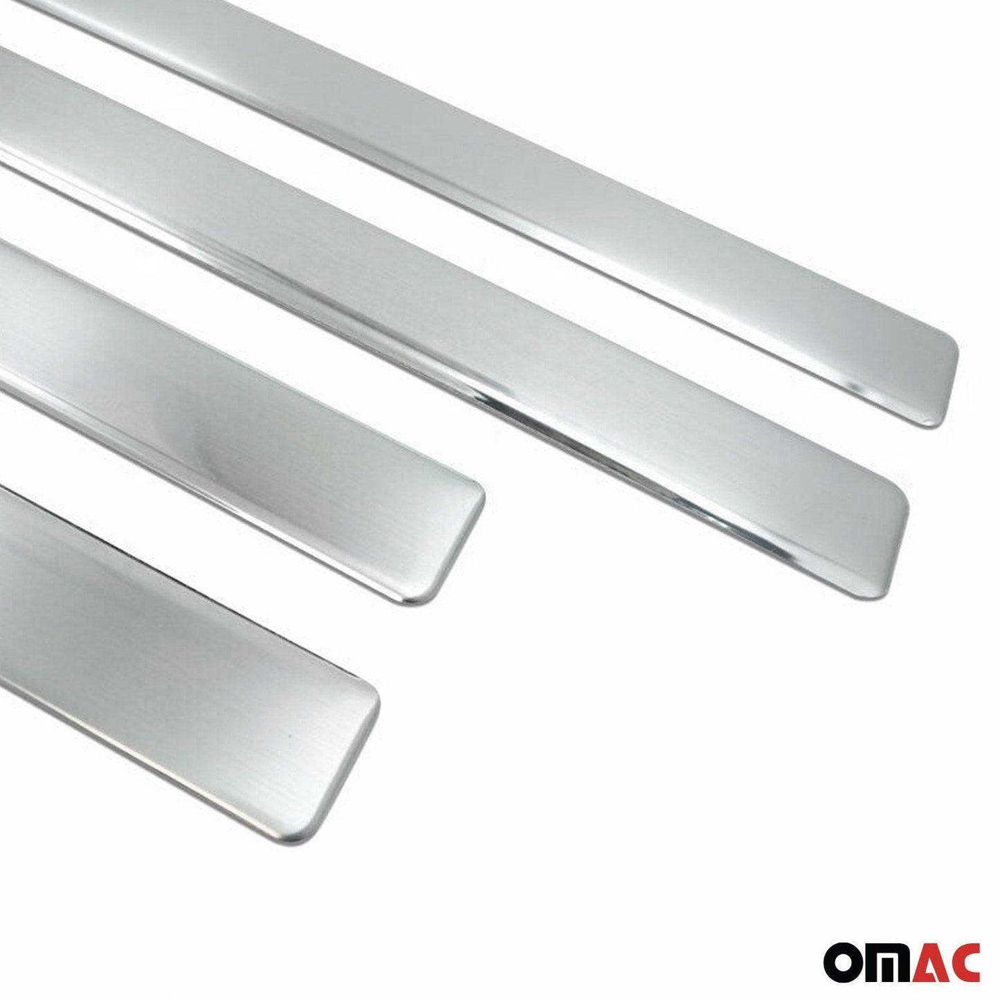 OMAC Door Sill Scuff Plate Scratch Protector for Alfa Romeo 147 2002-2007 Steel 4x 0101091N