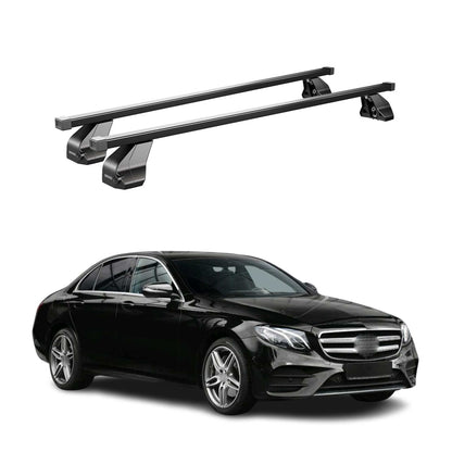 2017-2023 Mercedes E Class W213 Sedan Roof Rack Cross Bars Black