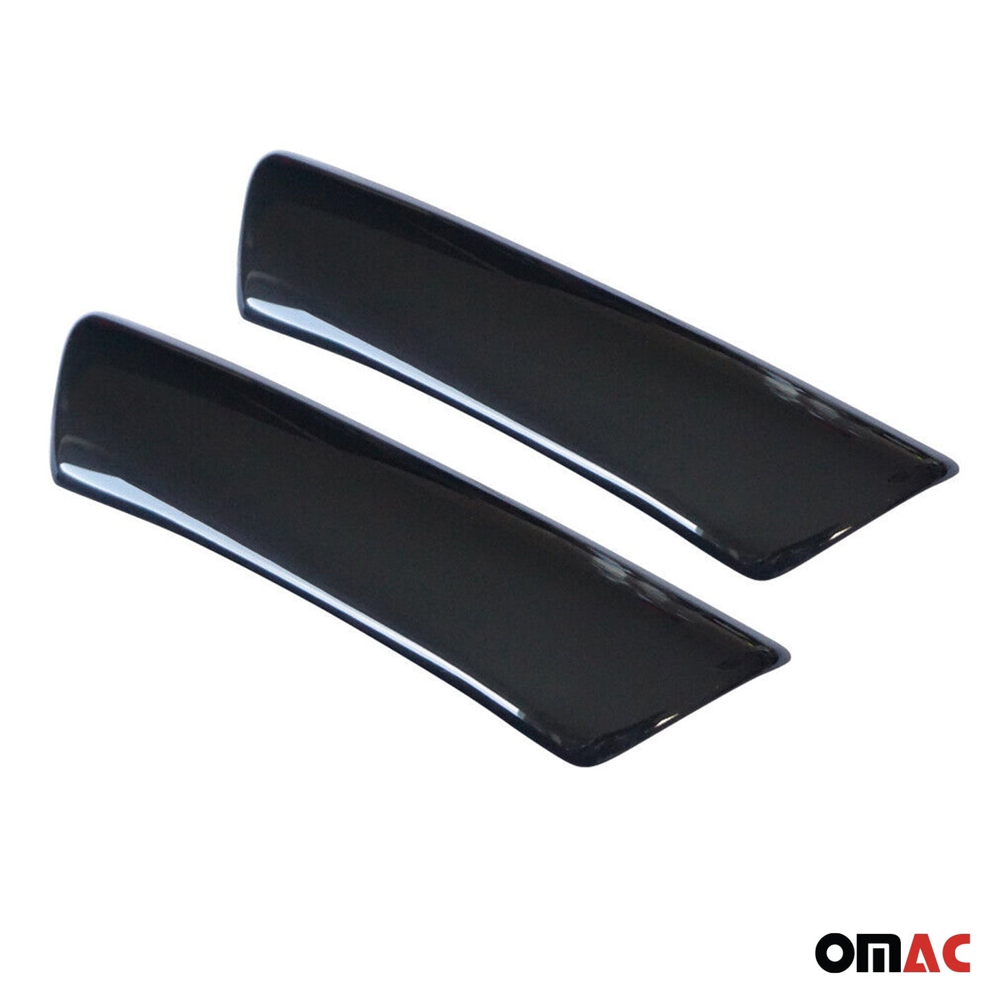 OMAC Car Door Handle Cover Protector for VW T5 Transporter 2010-2015 Steel Black 2Pcs '7522034