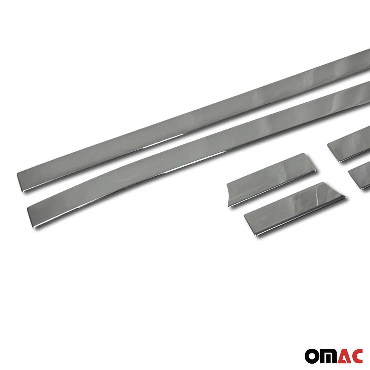 OMAC Side Door Molding Trim for Land Rover Range Rover Sport 2006-2009 Steel Silver 6002131